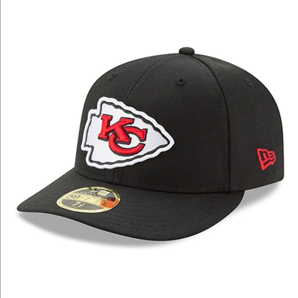 Men's Kansas City Chiefs Black 59FIFTY Hat - NWOT